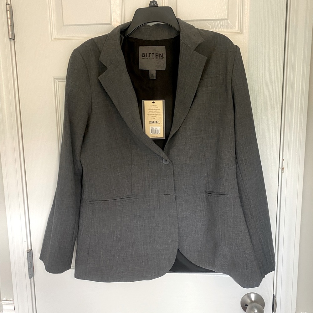 New with tags XL grey blazer